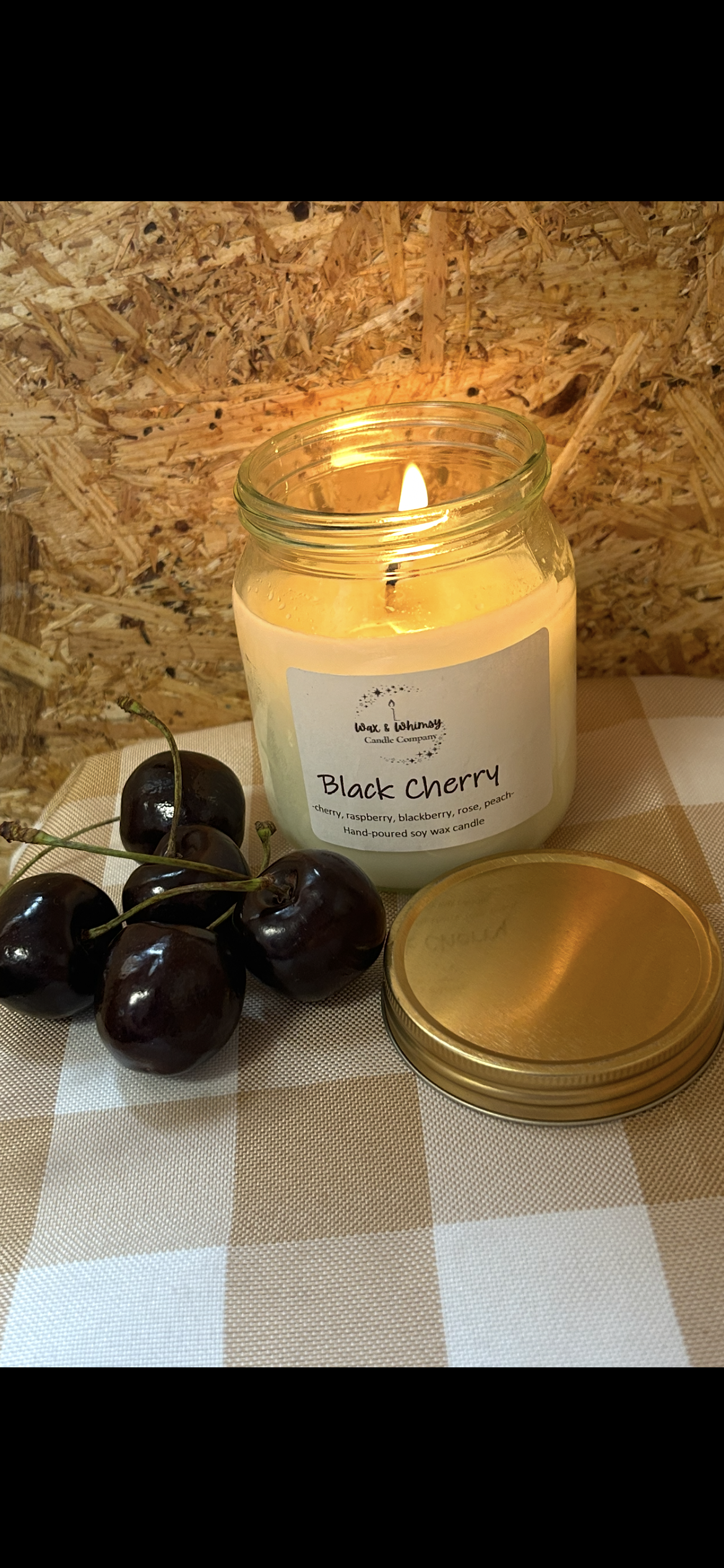 Black Cherry Honey Jar