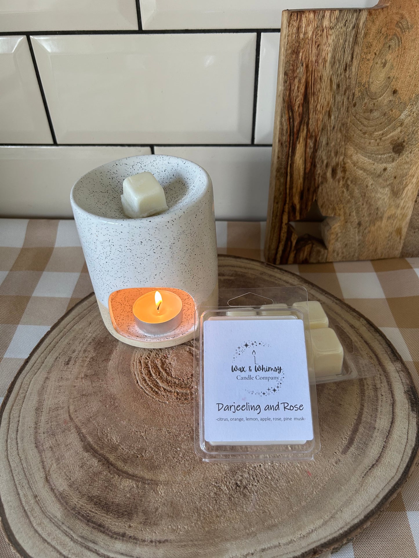 Darjeeling & Rose Wax Melt Snap Bar