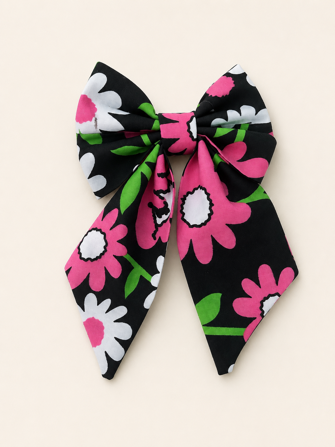 ๐บ Midnight Blossom Hair Clip Bow