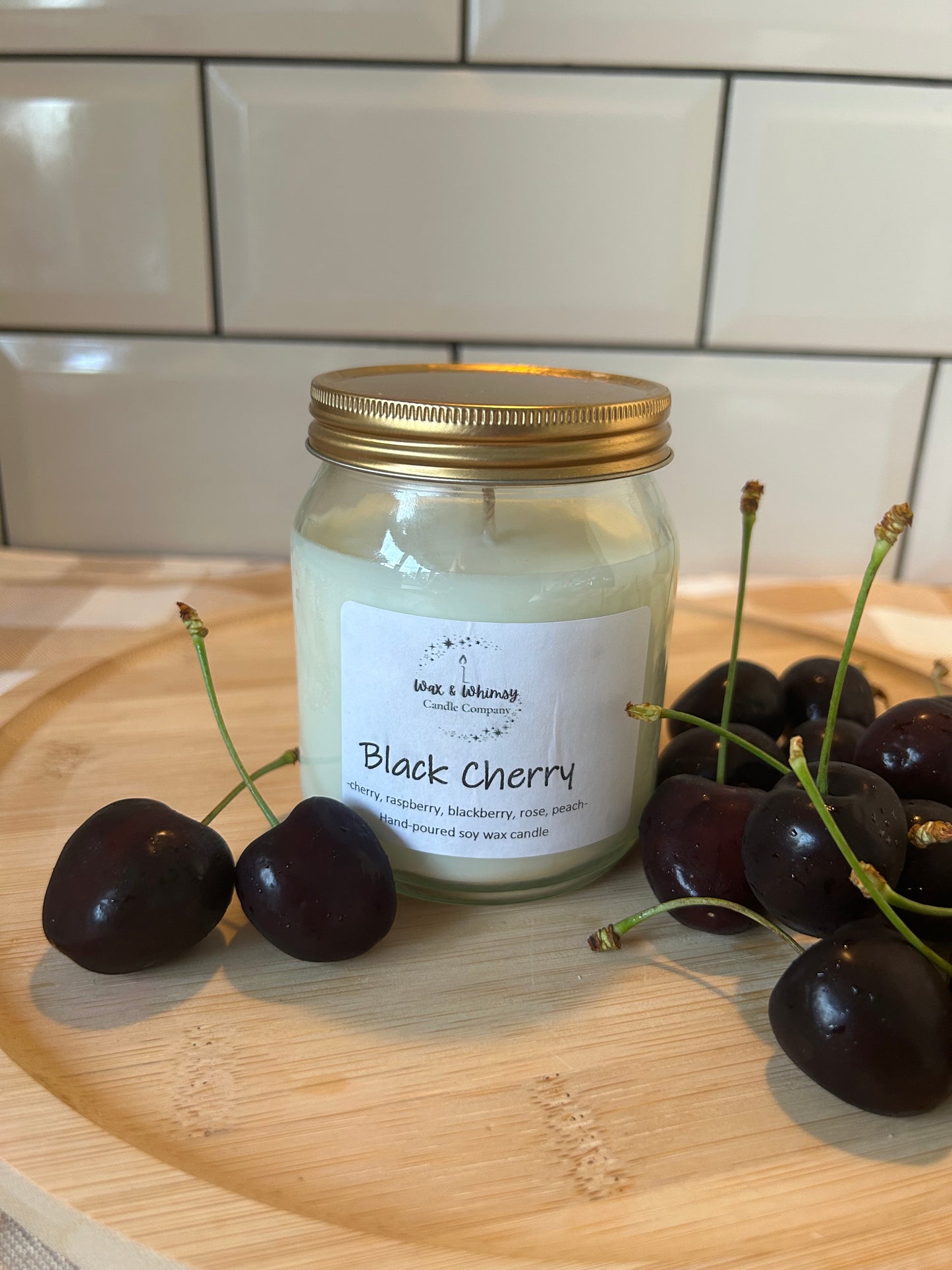 Black Cherry Honey Jar