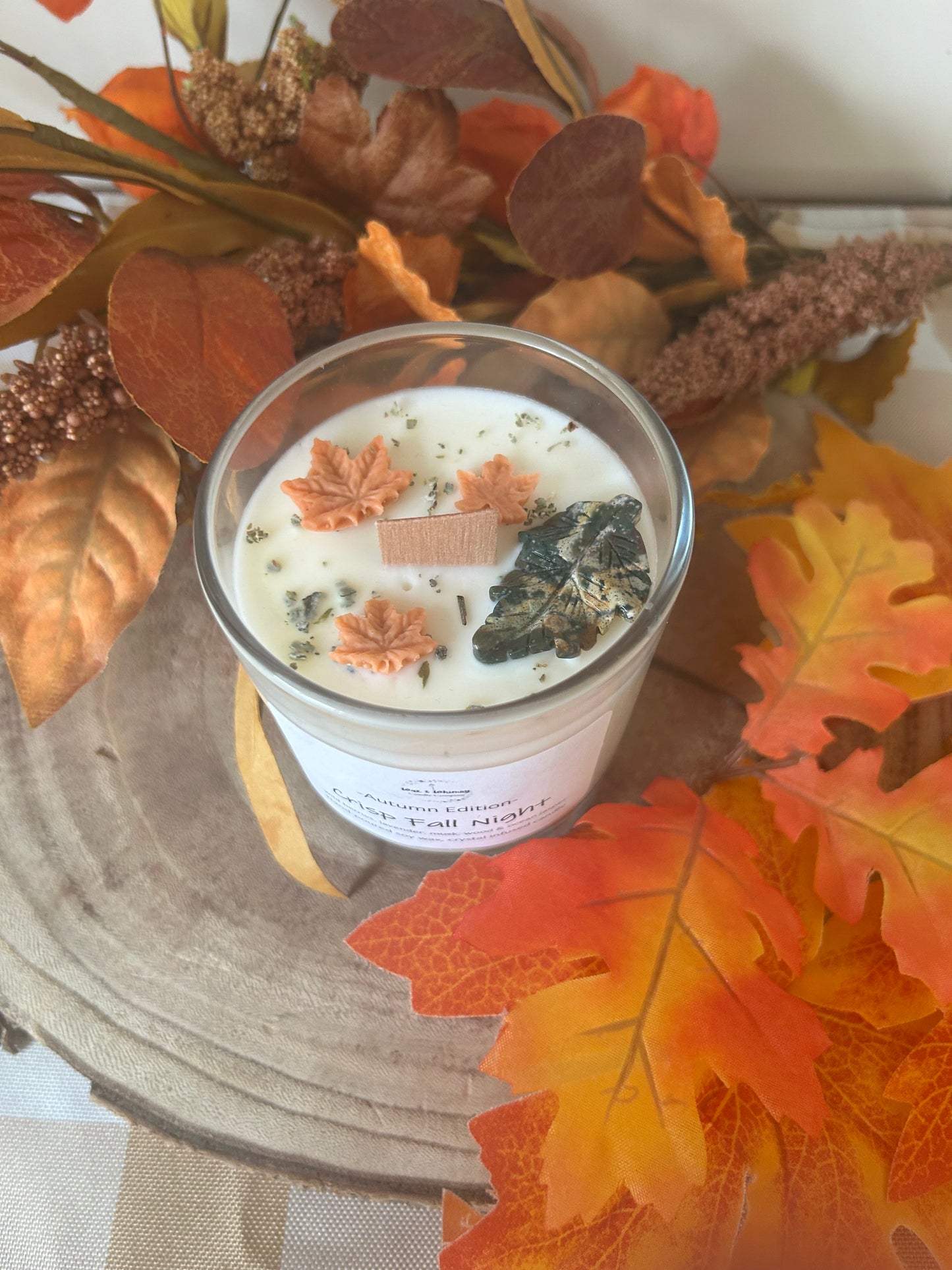 Crisp Fall Night Crystal Candle