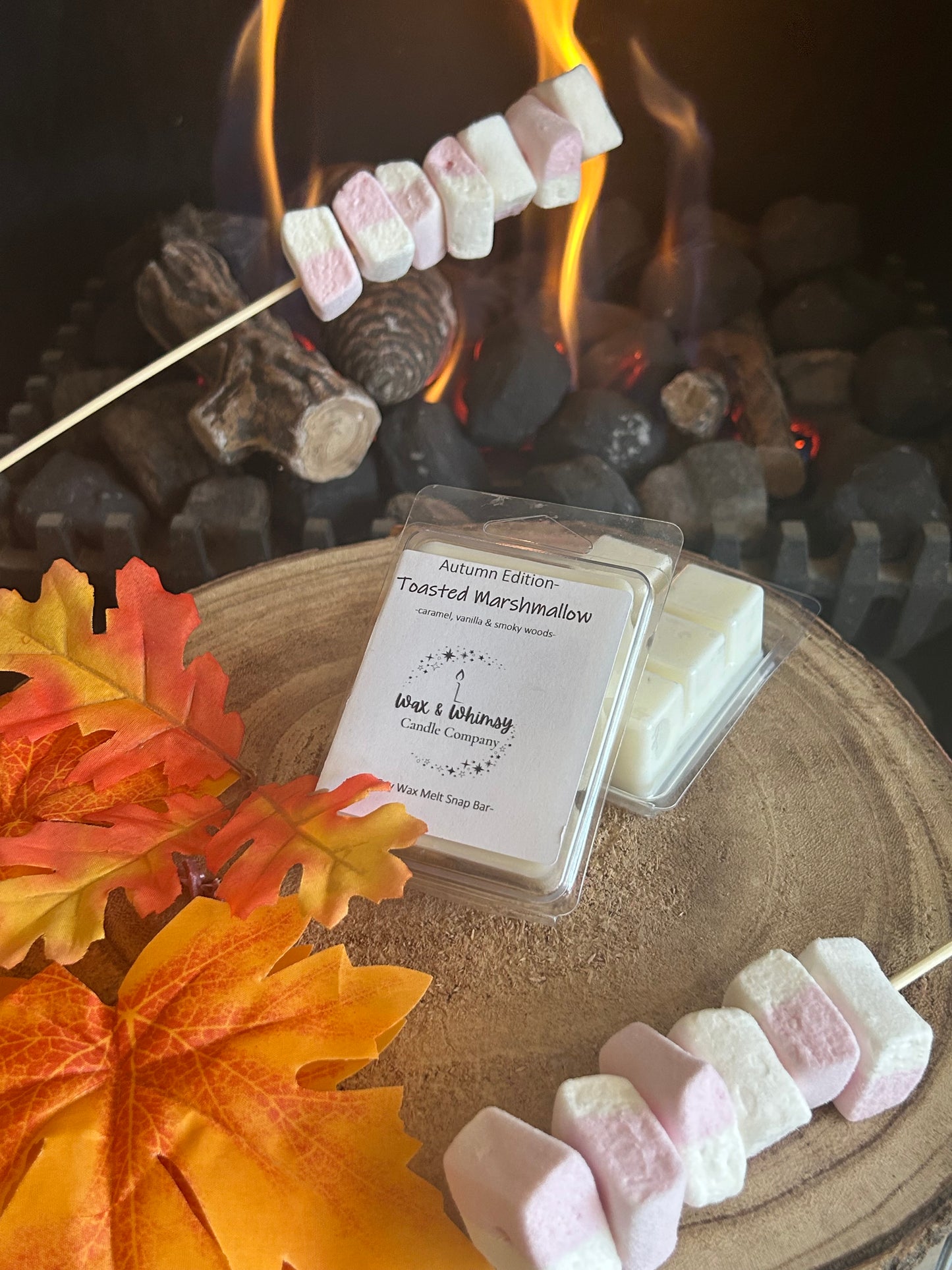 Toasted Marshmallow Wax Melt Snap Bar
