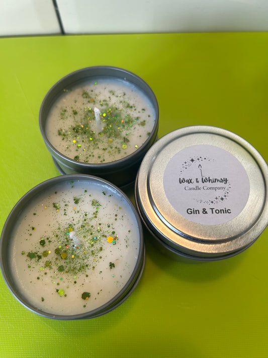 Gin & Tonic 4oz Tin Candle