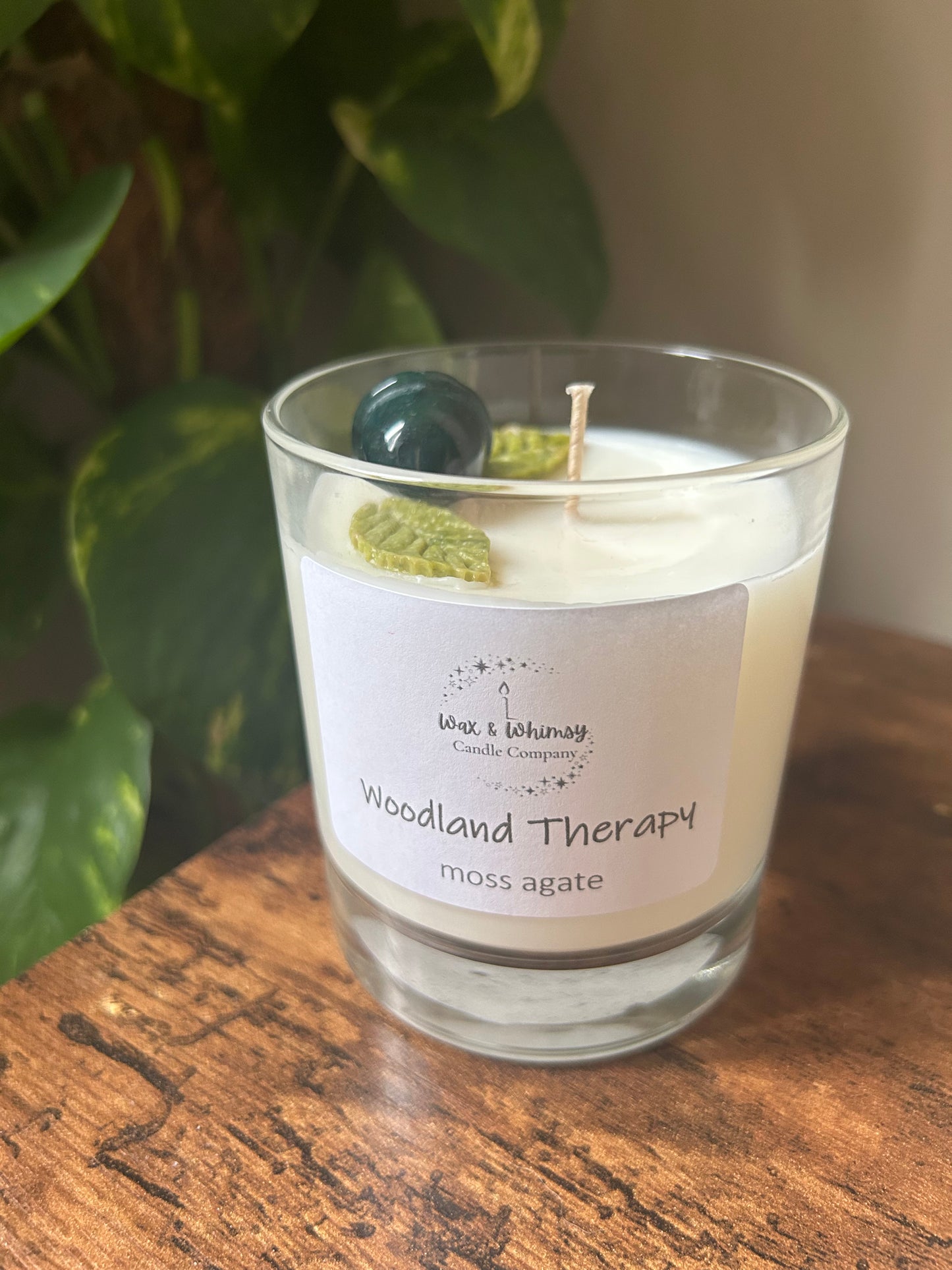 30cl Woodland Therapy Crystal Candle