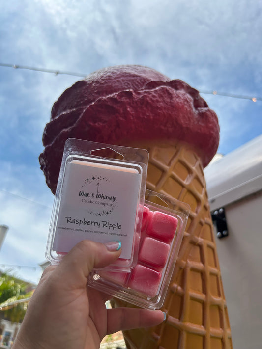 Raspberry Ripple Wax Melt Snap Bar