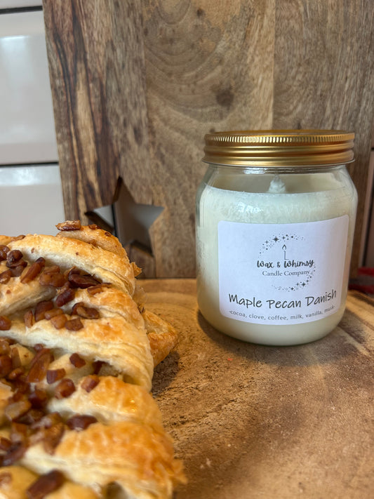 Maple Pecan Danish Honey Jar Candle