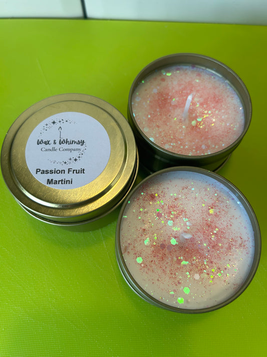 Passion Fruit Martini 4oz Tin Candle