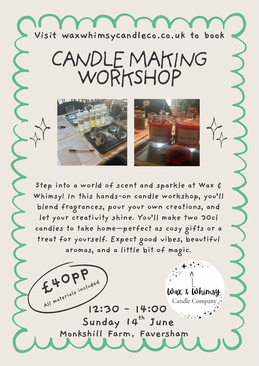 Candle Making Workshop at Monkshill Farm - 14th June