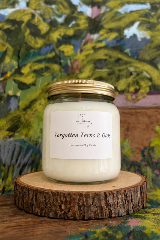 Forgotten Fern & Oak Honey Jar
