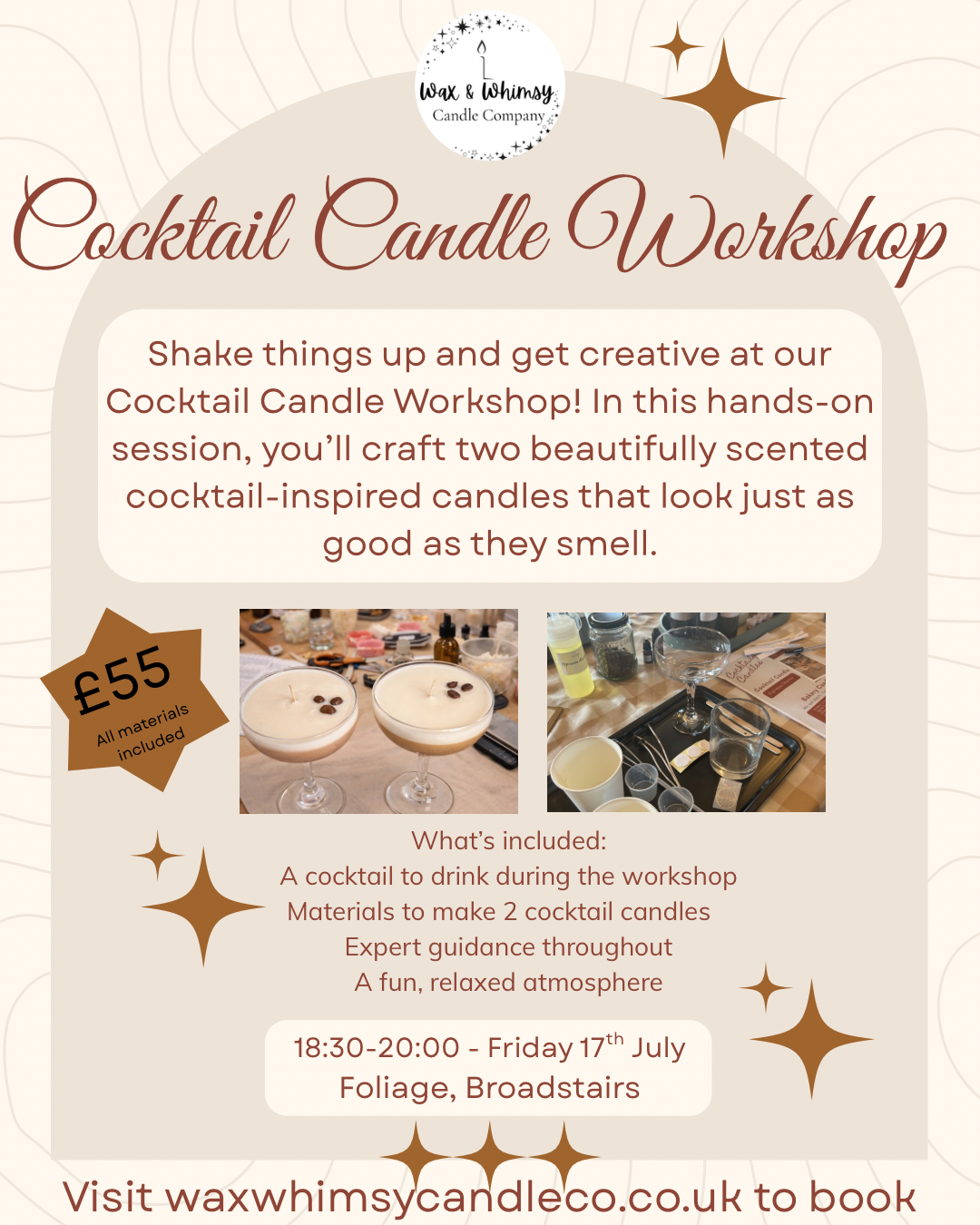 Cocktail & Candles at Foliage, Broadstairs - 17th July