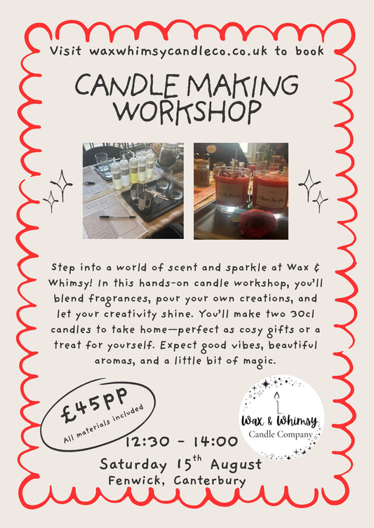 Candle Making Workshop @ Fenwick, Canterbury - 15th August