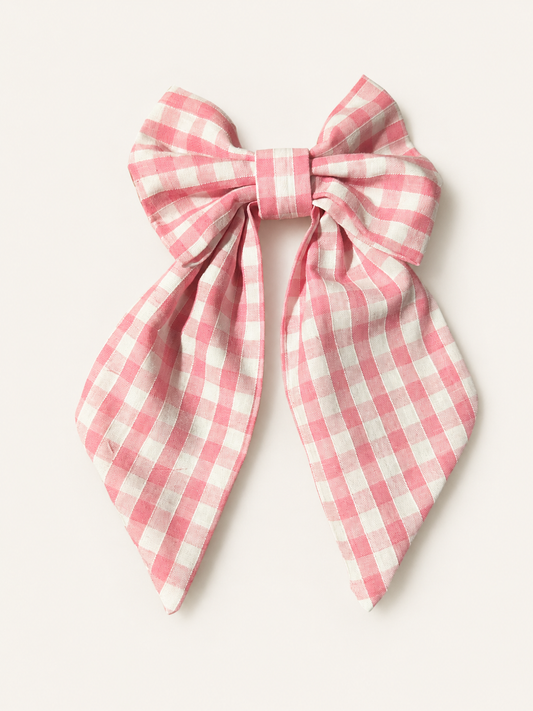 🎀 Pretty in Pink Clip Bow