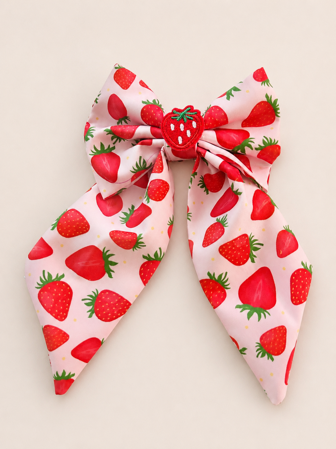 Berry Sweet Bow Hair Clip